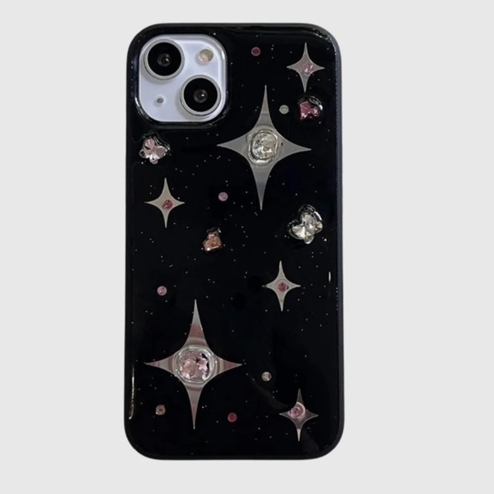 New 3D Rhinestone iPhone 15 case